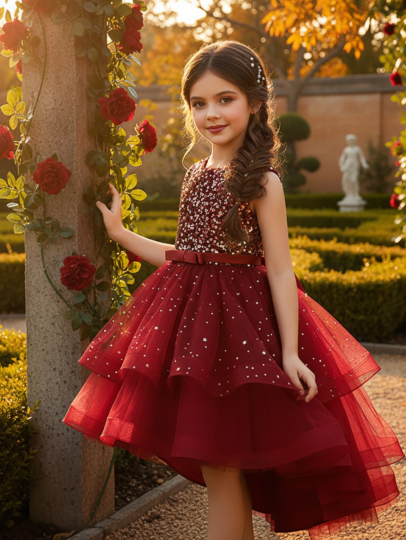 Women'S Formal Wear For Girls - Платье для маленьких девочек с цветочным