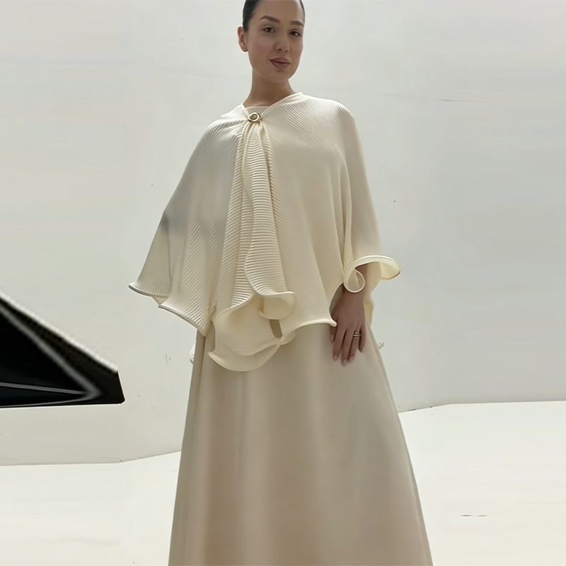 Formal Wear Women Us - Романтичный элегантный комплект: платье-шаль и накидка.