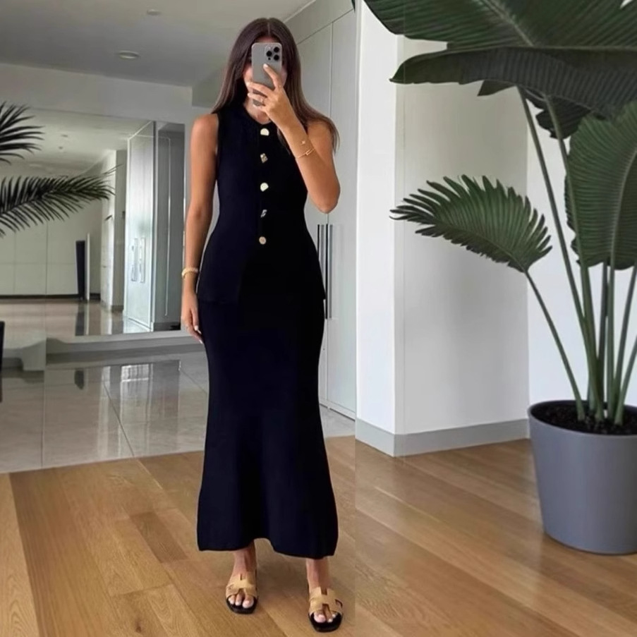 Formal Wear Women Us - Однобортный облегающий топ без рукавов с