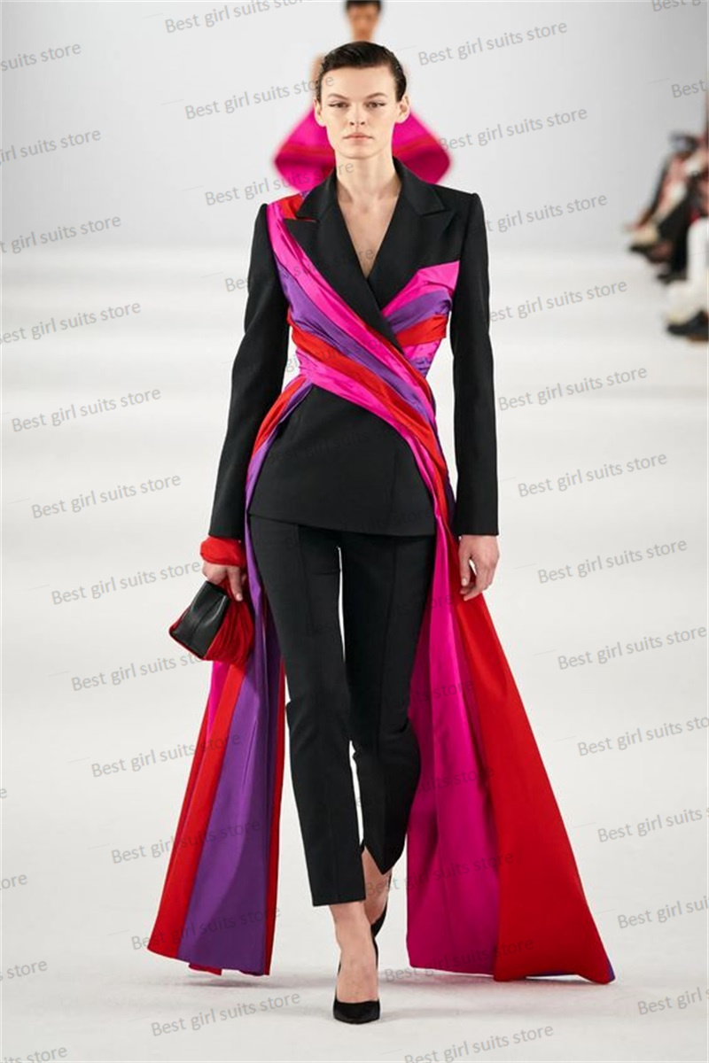 Women'S Formal Wear For A Wedding Guest - Женский костюм подиума из блейзера и