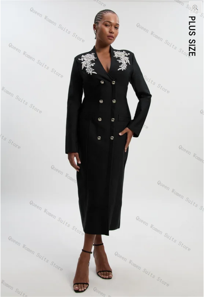 Women'S Formal Wear For A Wedding Guest - Черный хлопковый женский костюм, цельный длинный