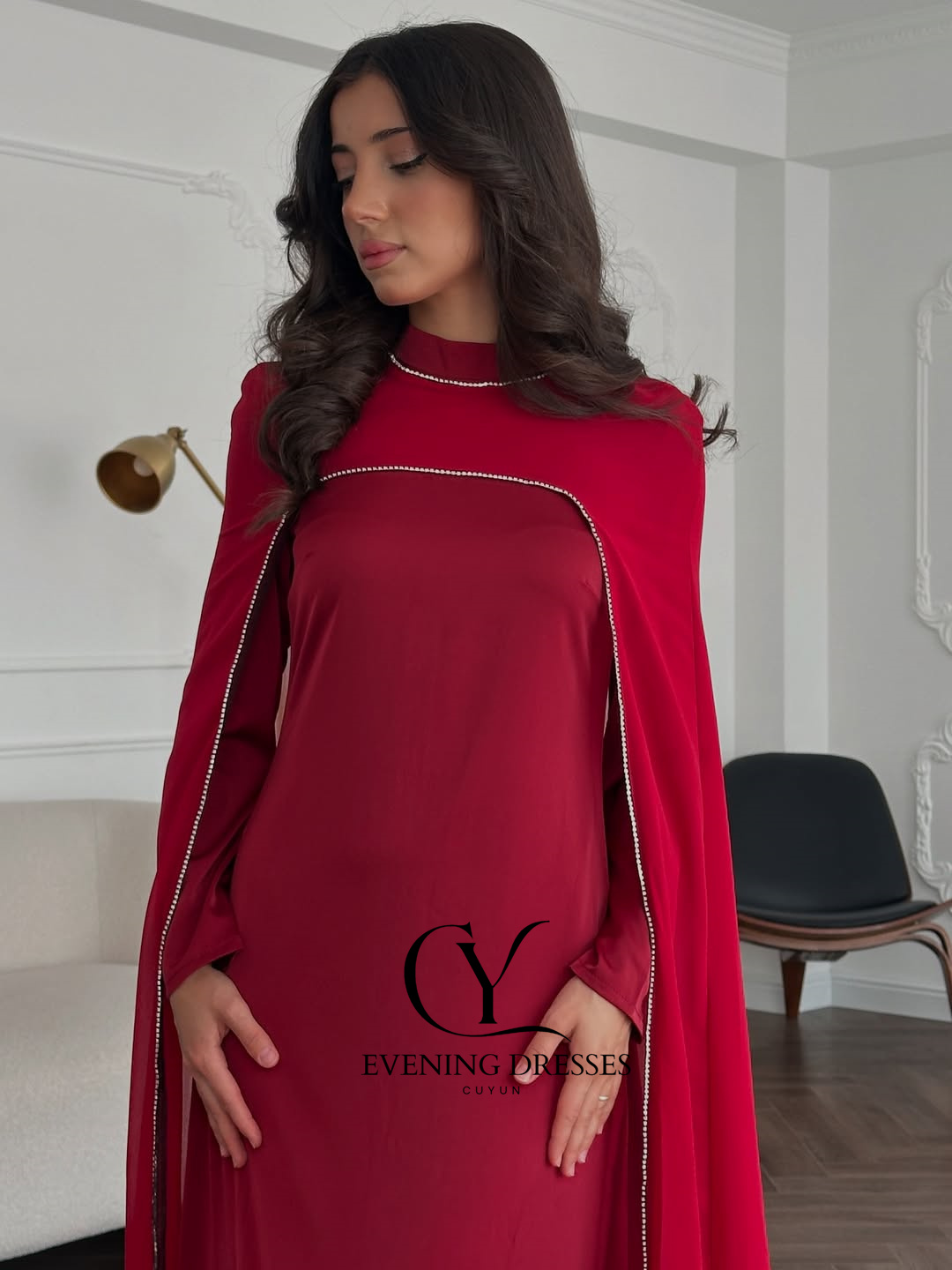 CUYUN красные женские вечерние – обзор и цена Women Formal Wear Dubai