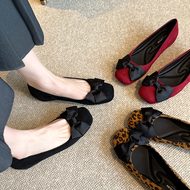 Разноцветные замшевые балетки  – обзор и цена Formal Women Daily Wear Shoes