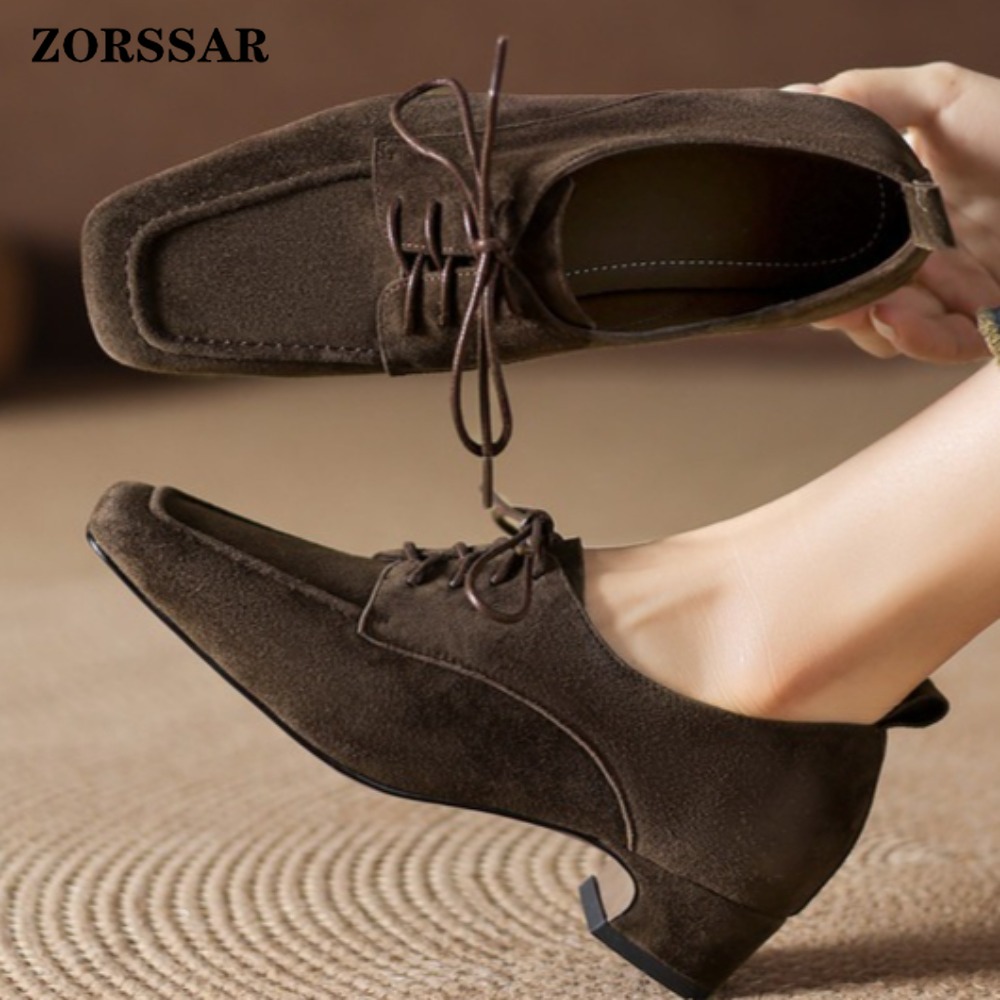 Женские коричневые замшевые ту – обзор и цена Formal Women Daily Wear Shoes