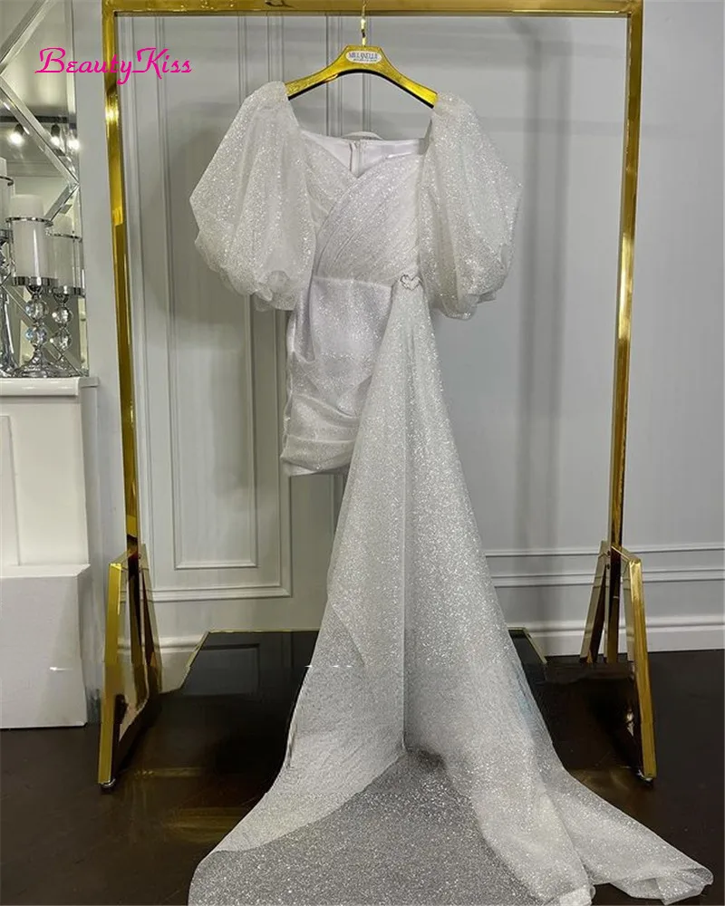 Мерцающее короткое свадебное п – обзор и цена Women Formal Wear Dubai