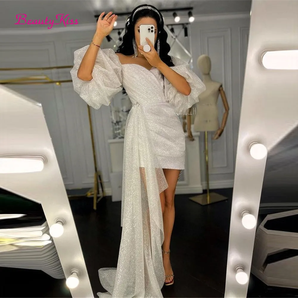 Мерцающее короткое свадебное п – обзор и цена Women Formal Wear Dubai