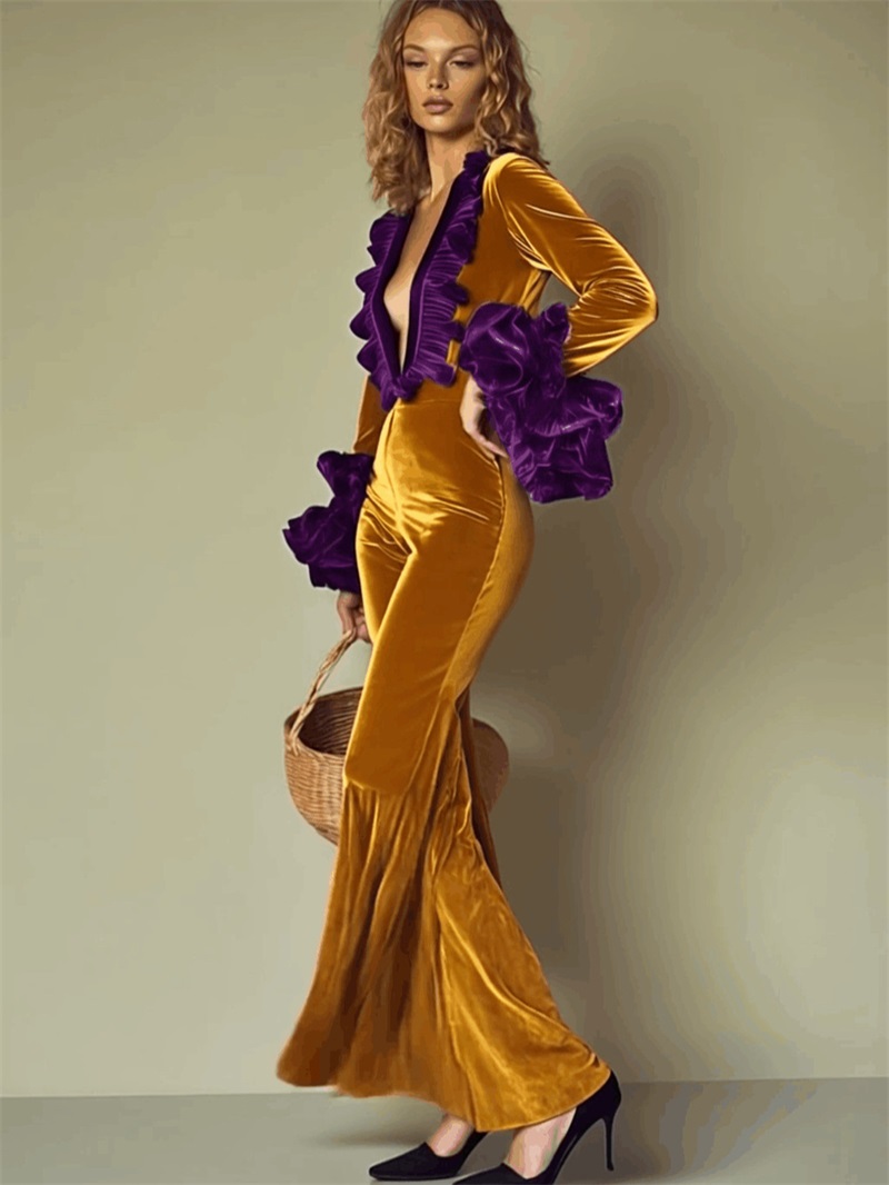Желто-фиолетовый бархатный жен – обзор и цена Women'S Formal Wear For A Wedding Guest